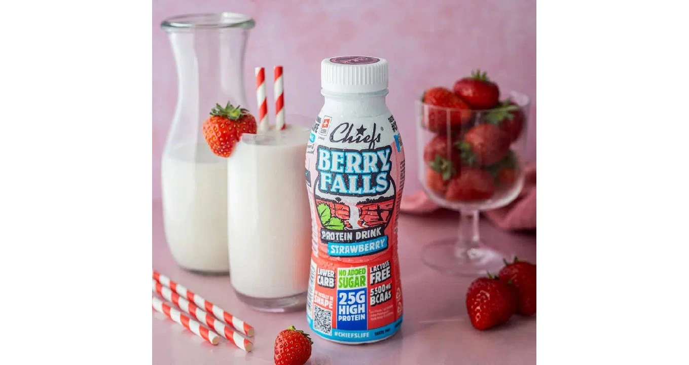 CHIEFS Protein Drink Strawberry 8 x 330 ml