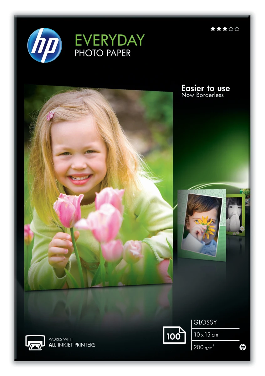 HP CR757A Everyday papier photo brillant blanc 10x15cm