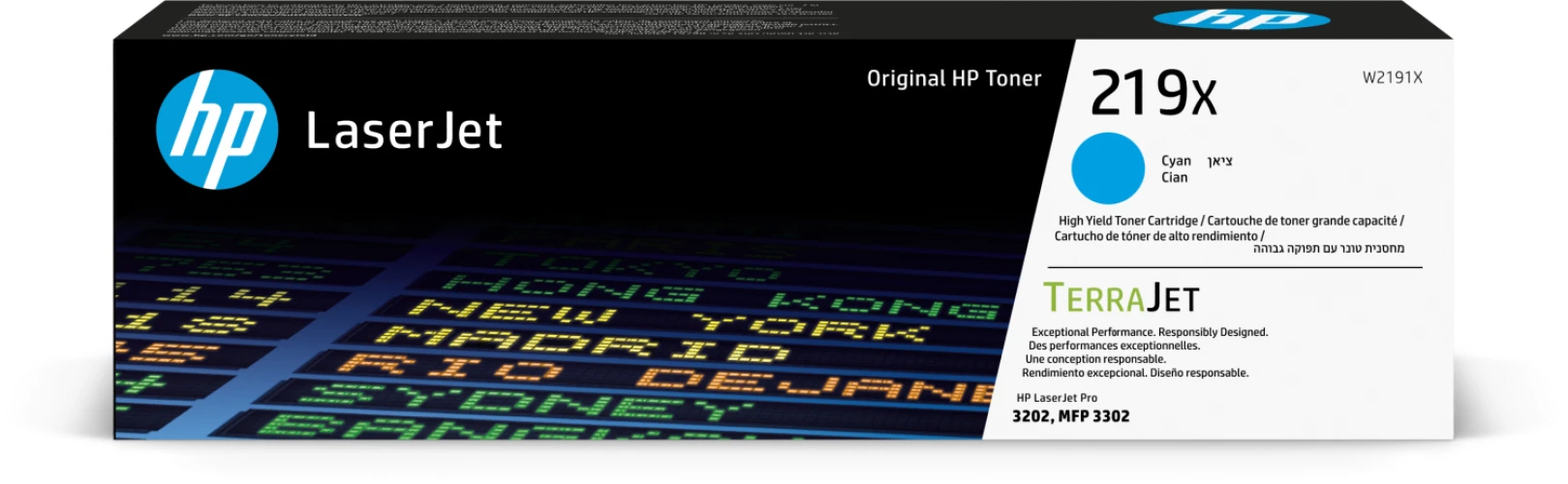 HP Toner-Modul 219X cyan