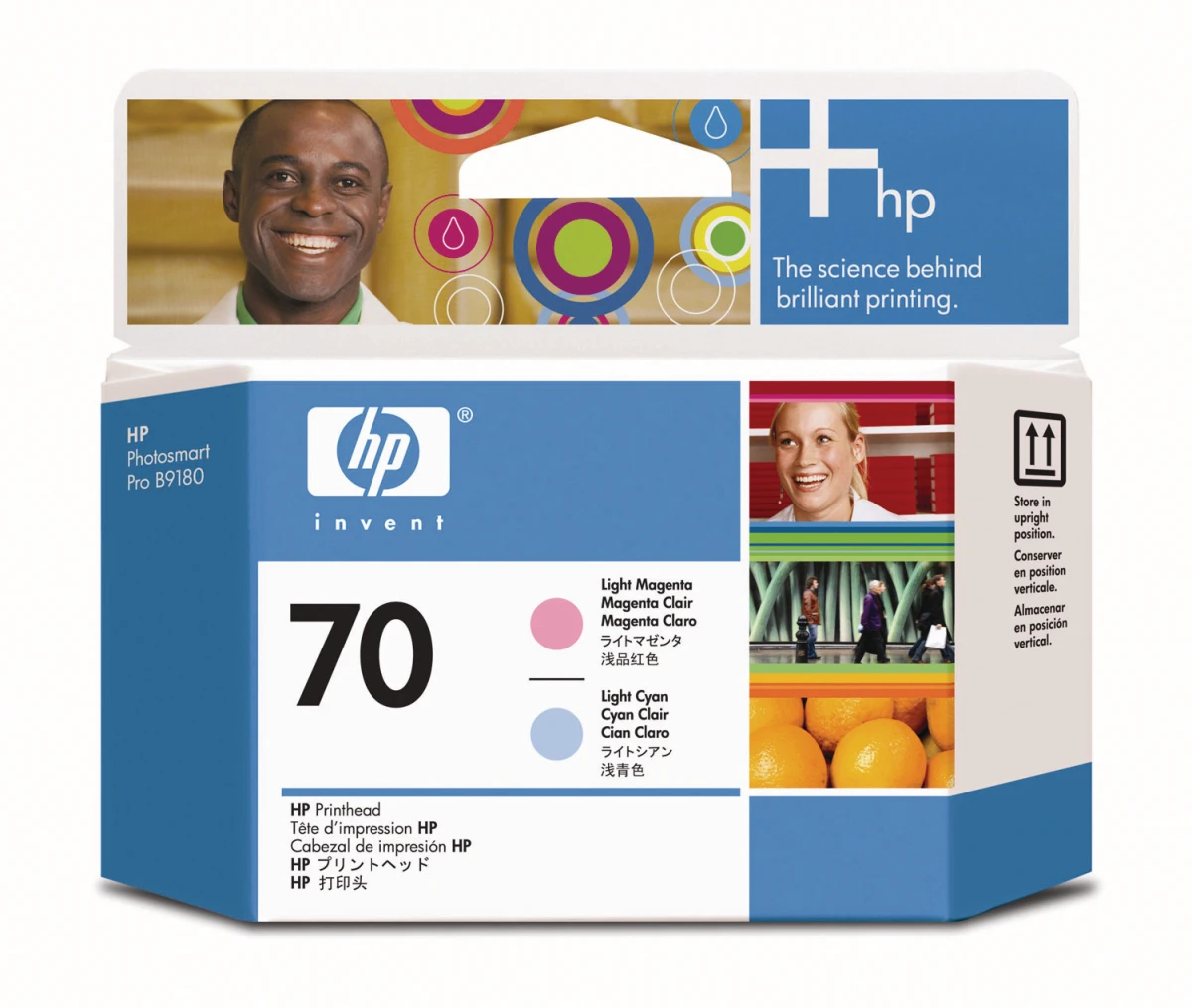 HP Druckkopf 70 lg-cyan/lg-mag.