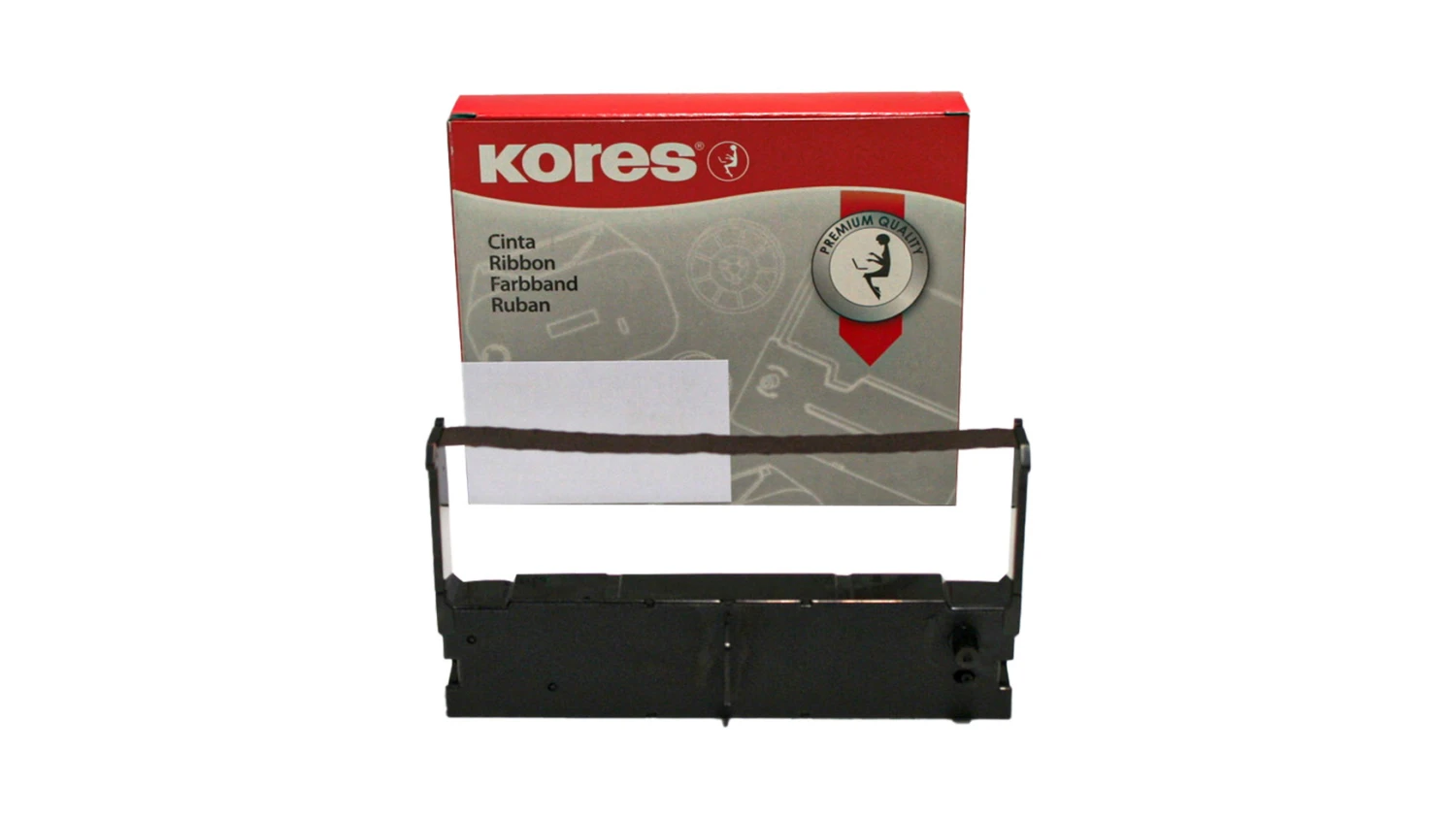 KORES Farbband Nylon schwarz