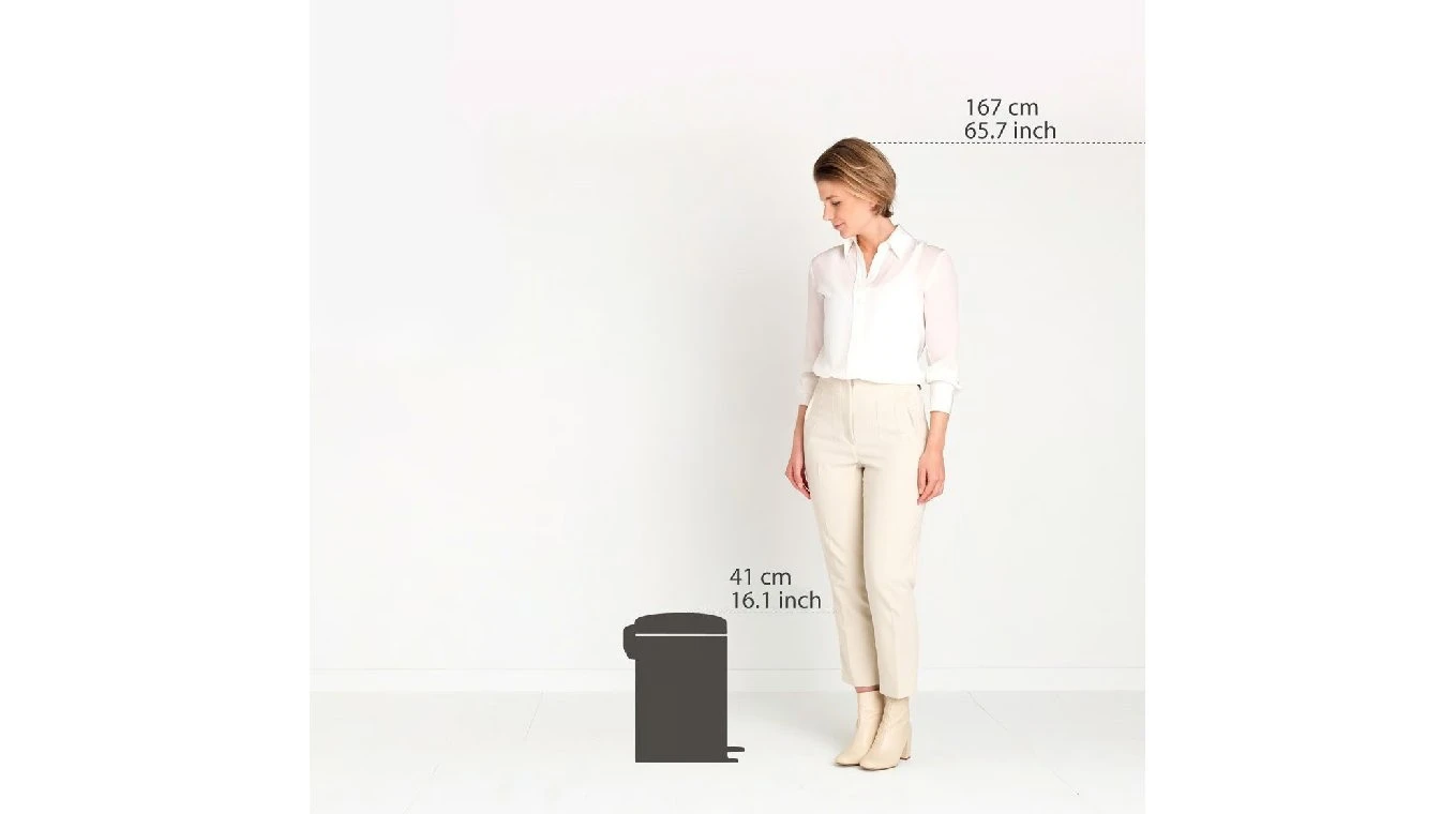 BRABANTIA Poubelle à pédale NewIcon 12 L