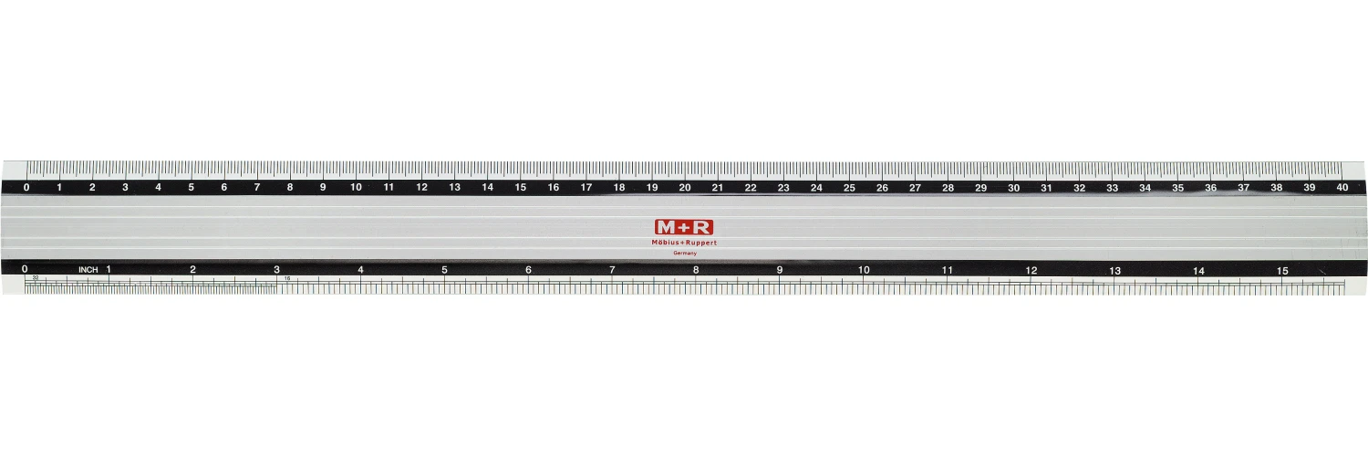 M+R Metall-Lineal 40cm
