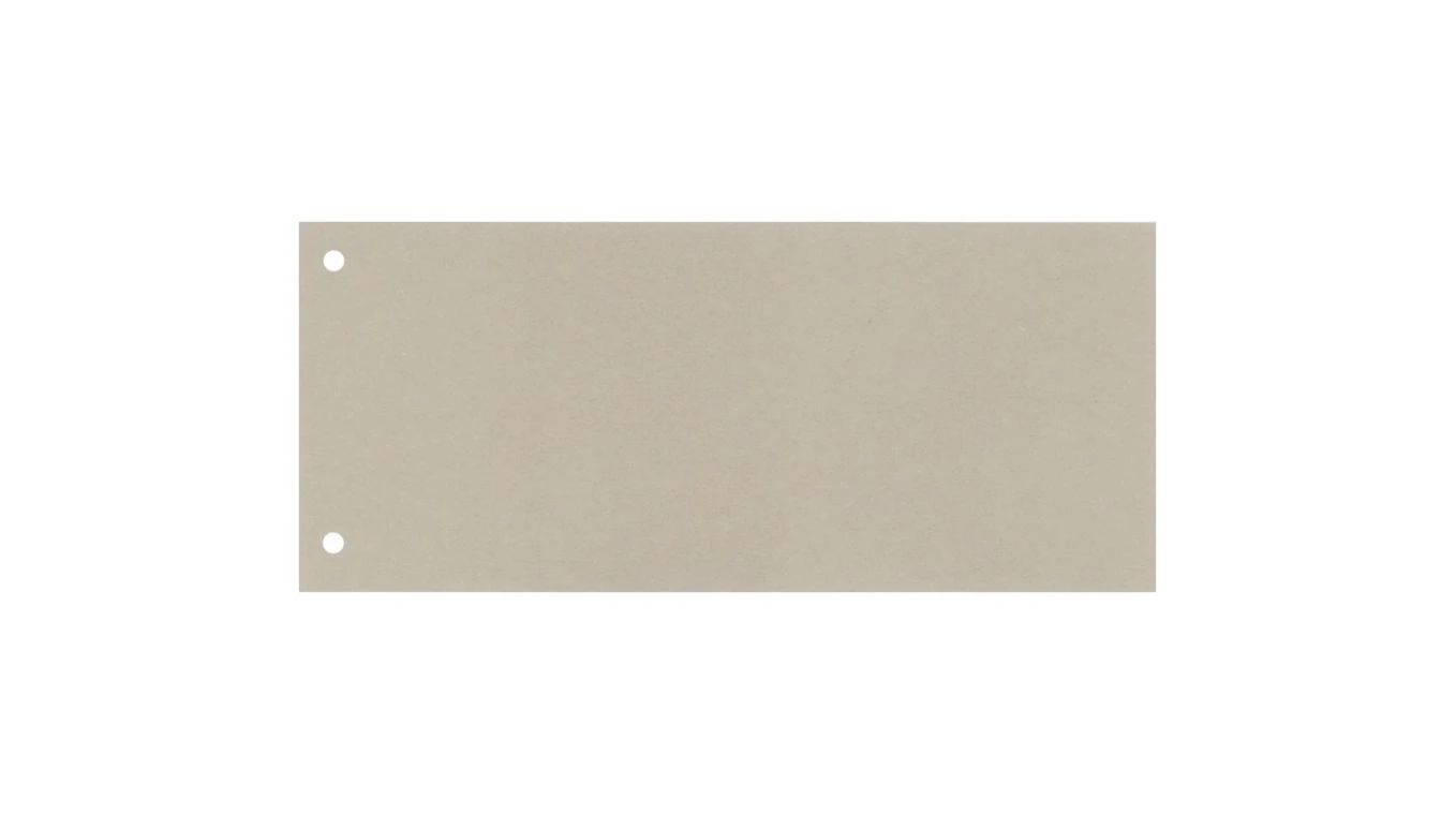 Intercalaire - en carton recyclé - rectangulaire - 235 x 105 mm