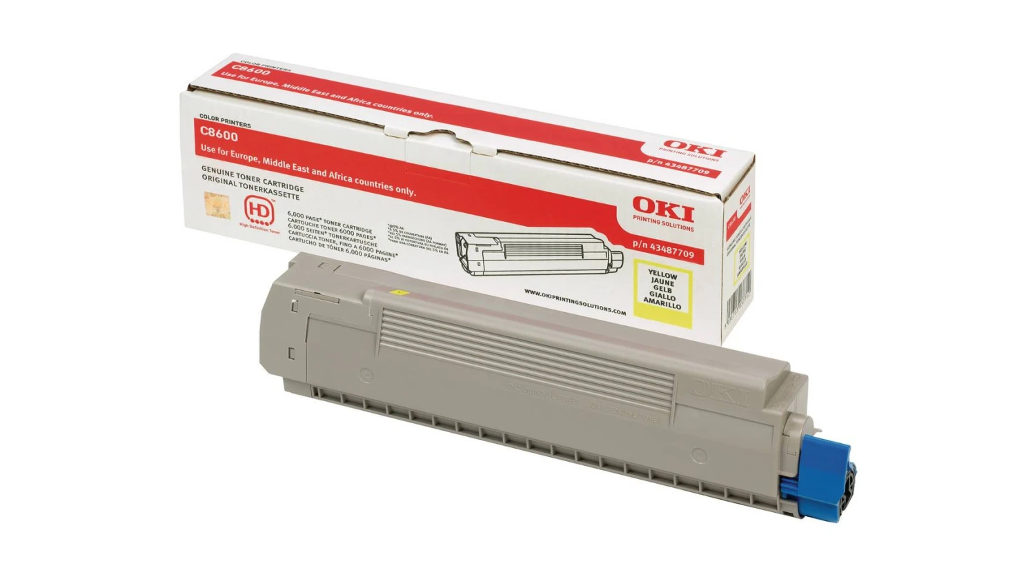 OKI 43487709 Cartouche toner jaune