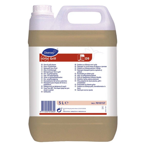 SUMA Nettoyant pour gril et four Grill D9, 2 x 5 L