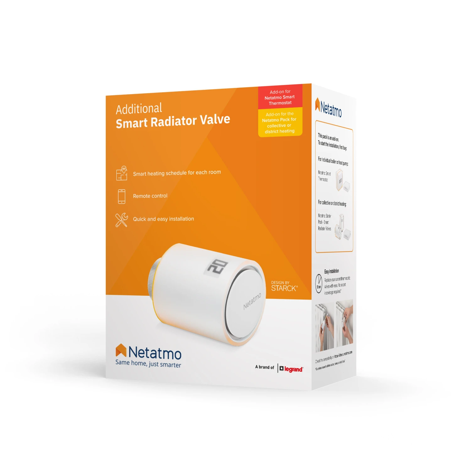 Netatmo Zusätzliches Smartes Heizkörperthermostat