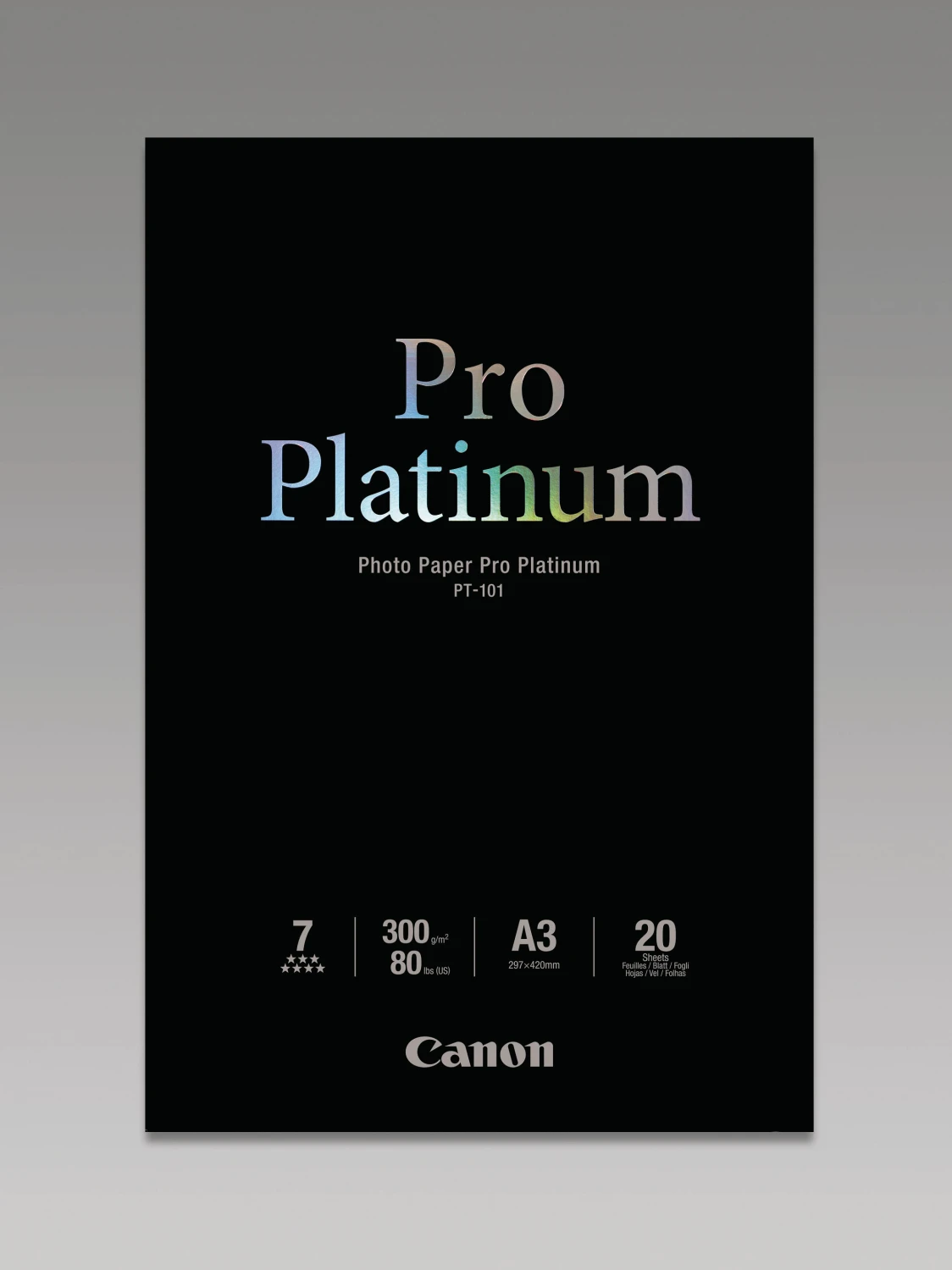 CANON Pro Platinum Photo Paper A3