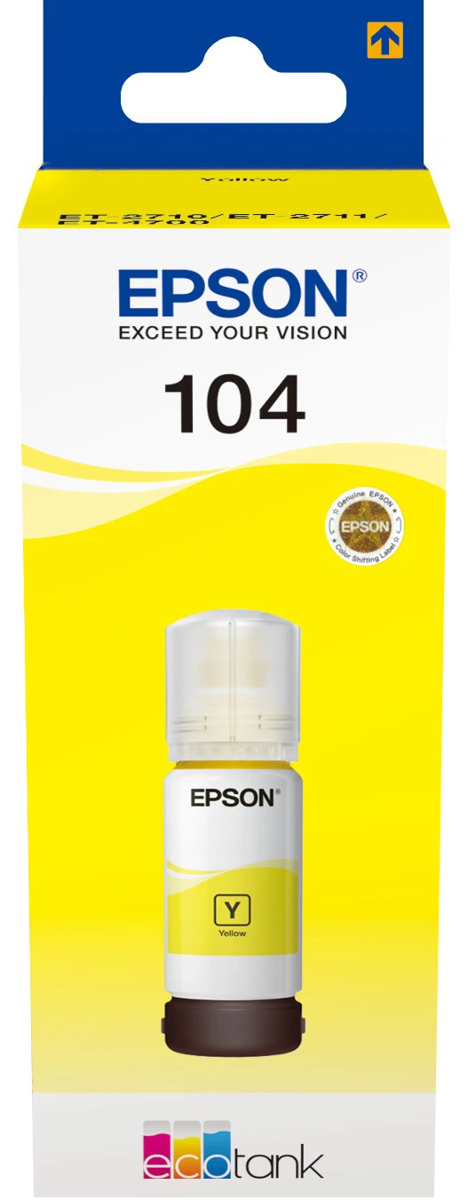EPSON Tintenbehälter 104 yellow