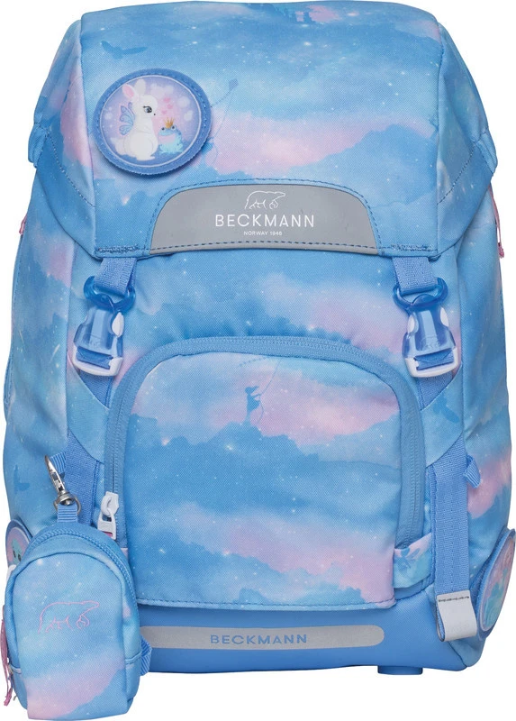 BECKMANN Schulrucksack Classic mit Wendetasche