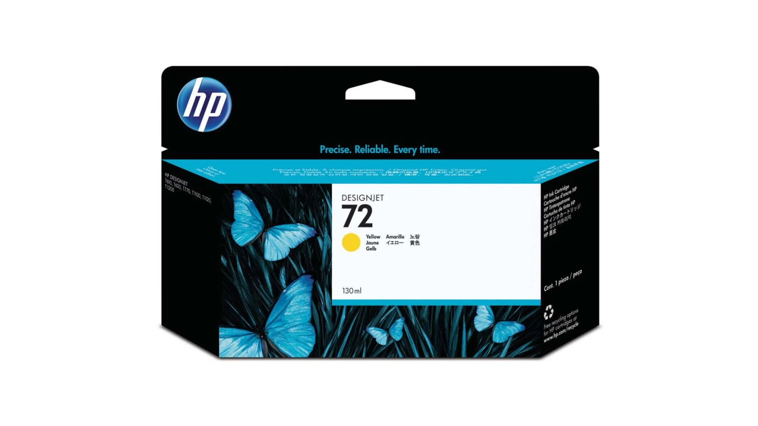 HP Tintenpatrone 72 yellow