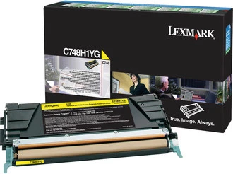 LEXMARK C748H1YG Cartouche toner jaune
