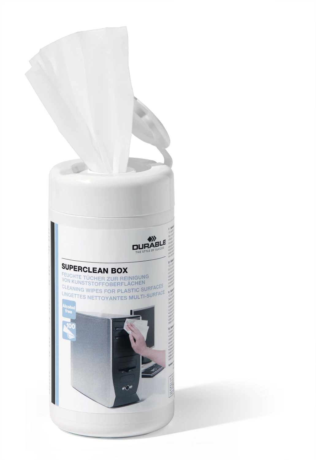 DURABLE Superclean Box lingettes nettoyantes