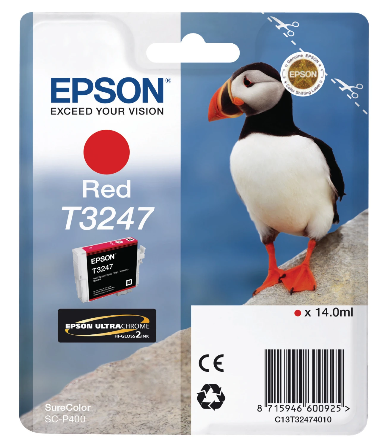 EPSON Tintenpatrone rot