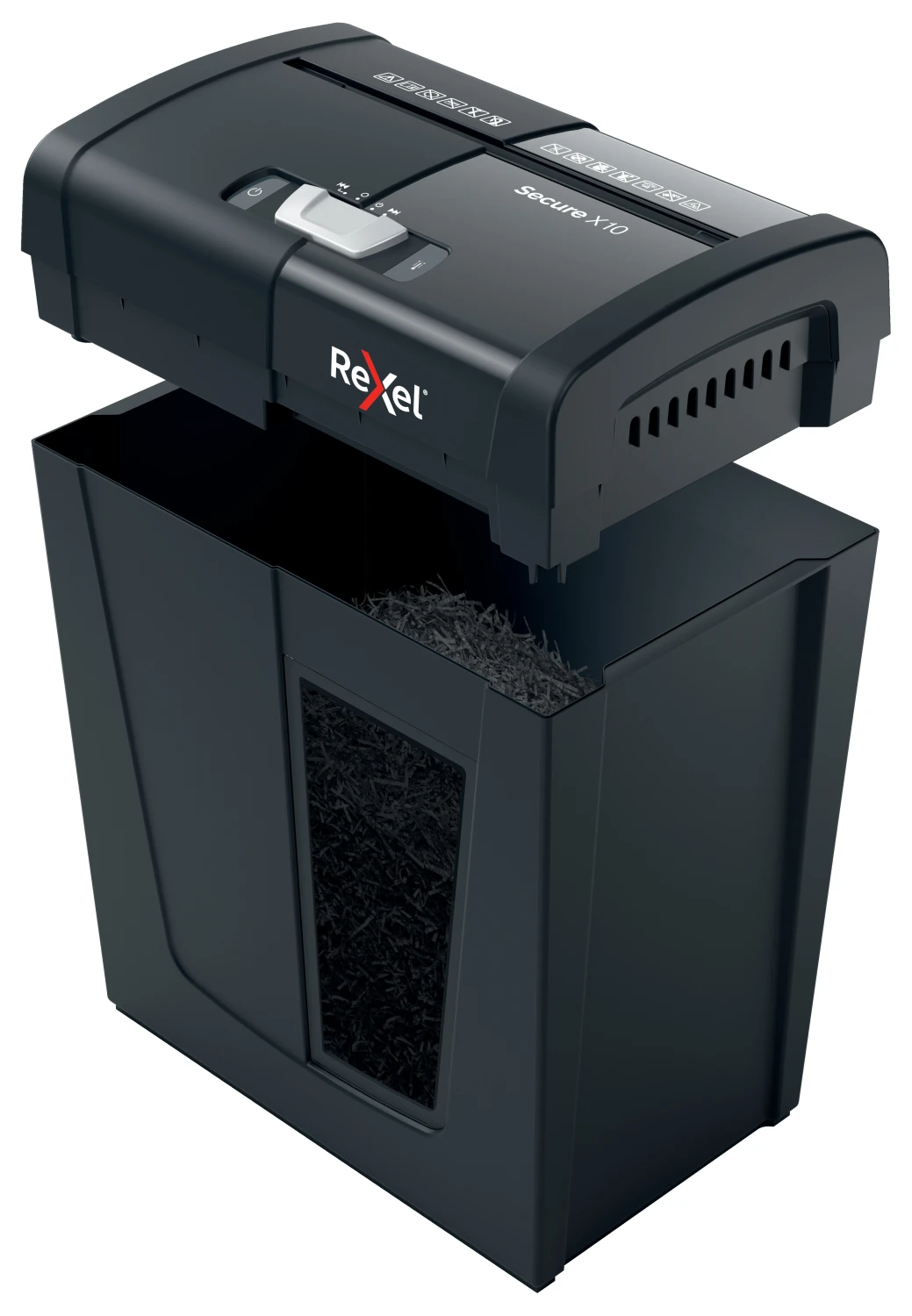 REXEL Destructeur documents Secure X10, P-4, 18lt