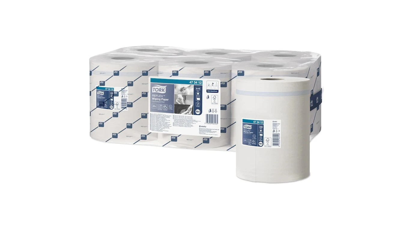 TORK Premium Reflex Papier d'essuyage Midi, 1 couche, 6 rouleaux