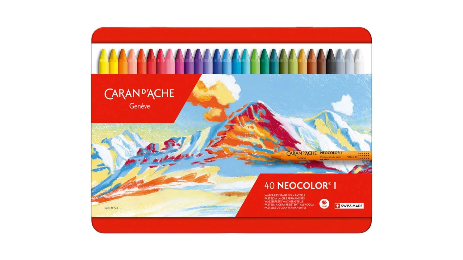 CARAN D'ACHE Crayons de cire Neocolor 1