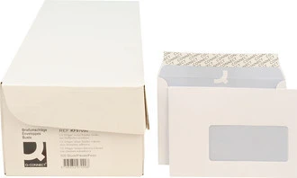 Q-Connect Couverts C6 100g/m2 -  fenêtre à droite