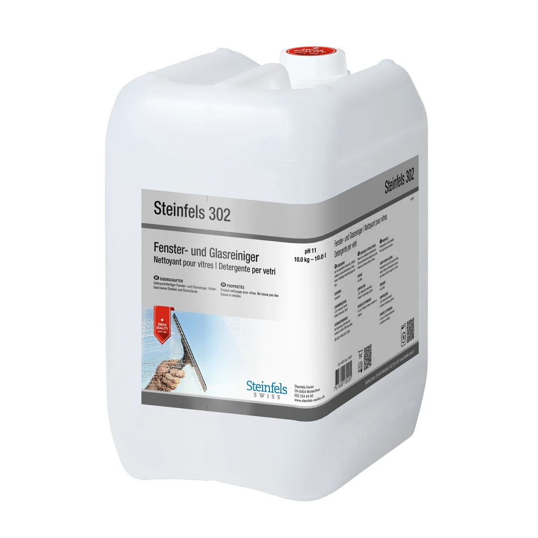 STEINFELS Nettoyant pour fenêtres et vitres 302, 10 kg