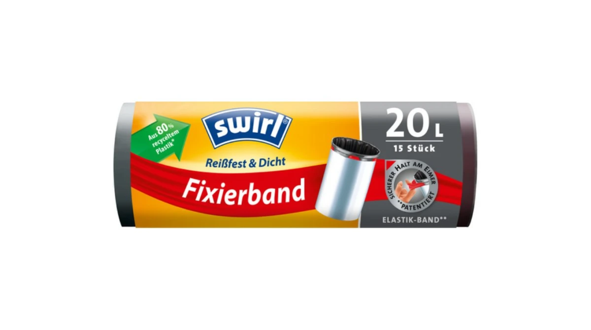 SWIRL Sachet poubelle 20 L, 9 rouleaux