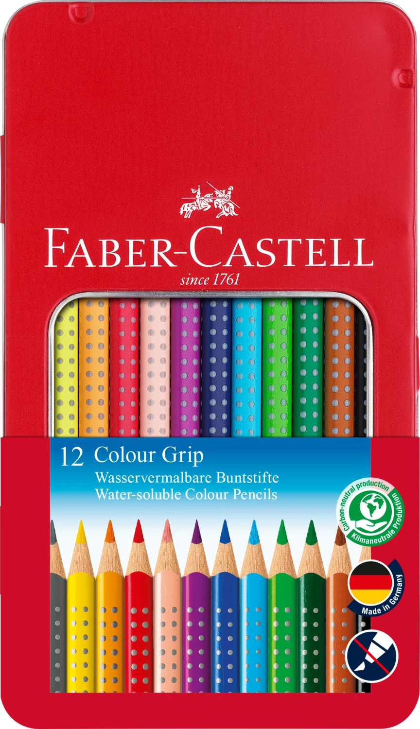 FABER-CASTELL Crayon de couleur Colour Grip