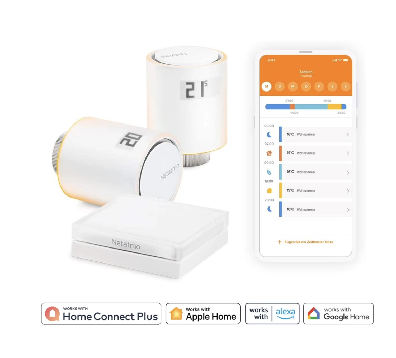 Netatmo Smarte Heizkörperthermostate Starterpaket DE