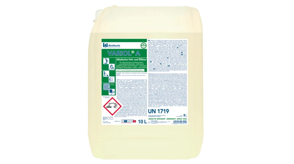 DREITURM Solvant graisses & huiles VARIOL® A 10 L