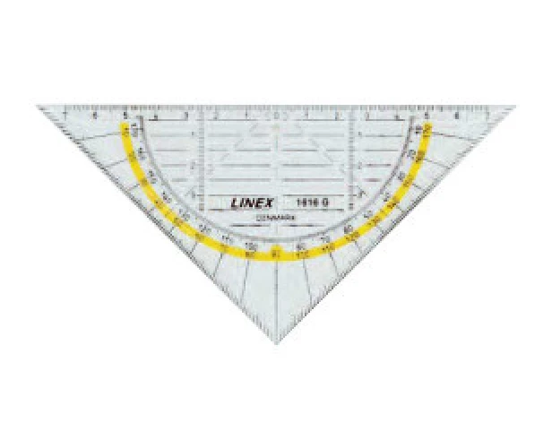 LINEX Geometriedreieck 14cm