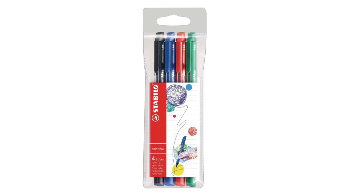 STABILO Stylos-feutres Premium 4 couleurs - GRATUIT à partir de 150.- CHF