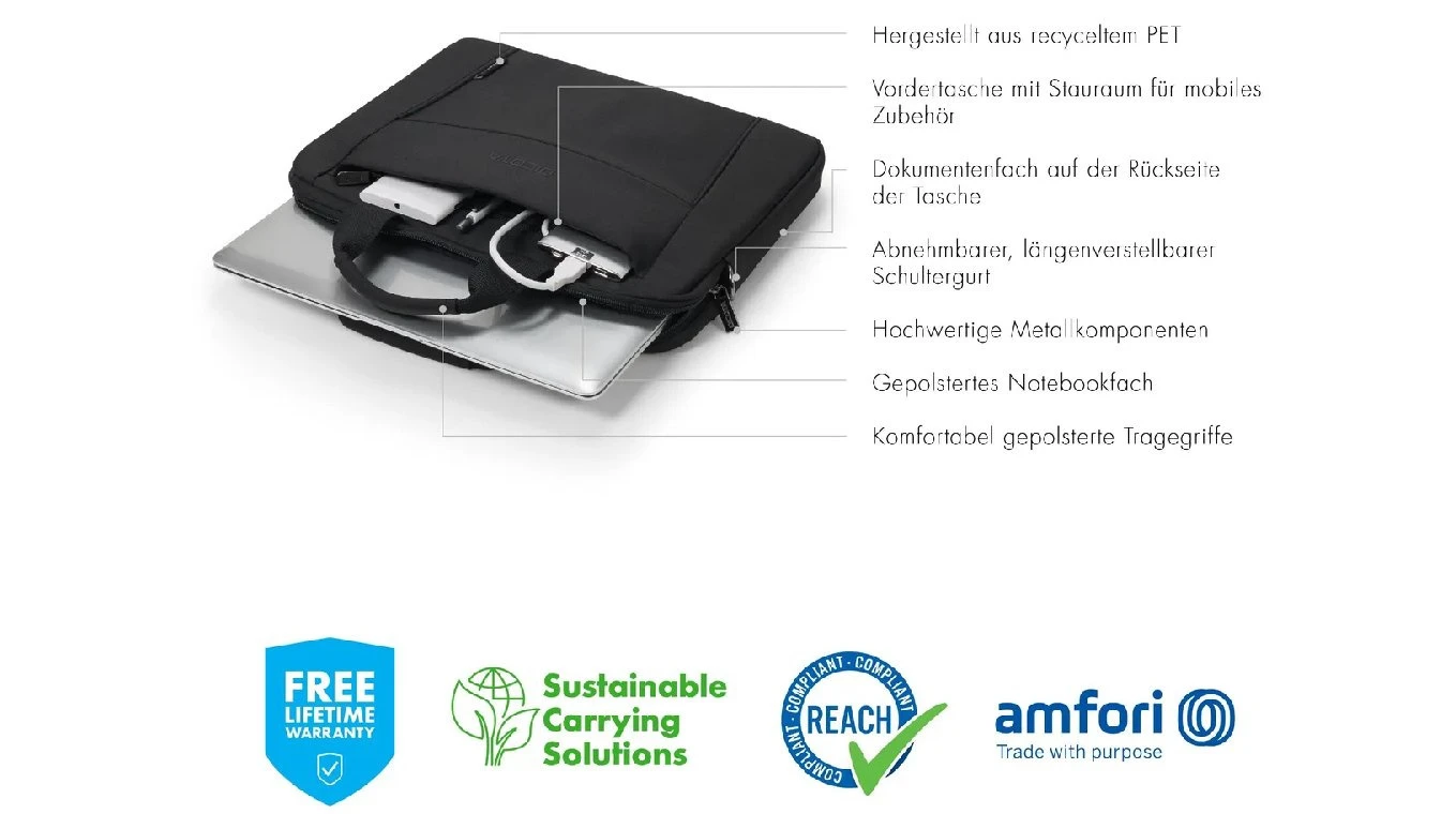 DICOTA Eco Slim Case BASE 15.6
