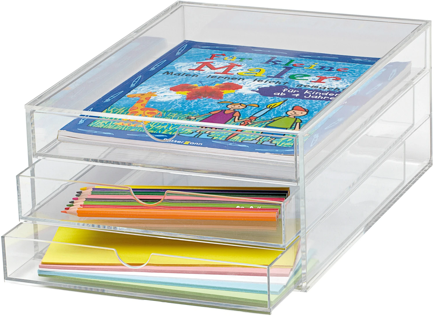 MAUL Set tiroires Acryl A4 avec 3 compartiments