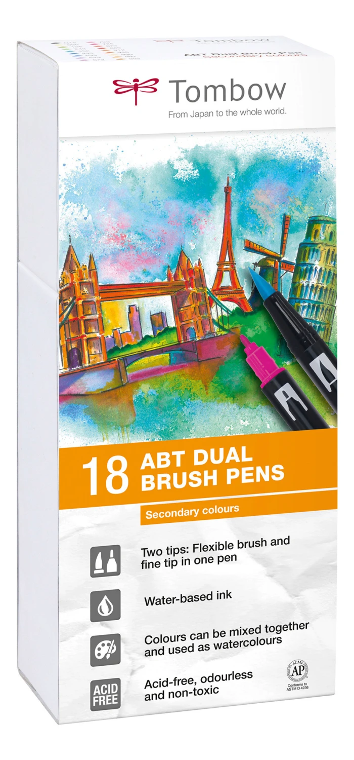 TOMBOW ABT-18P-2 Dual Brush Pen