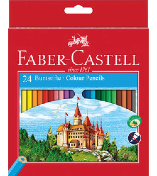 FABER-CASTELL Crayon de couleur Classic 24 pcs.