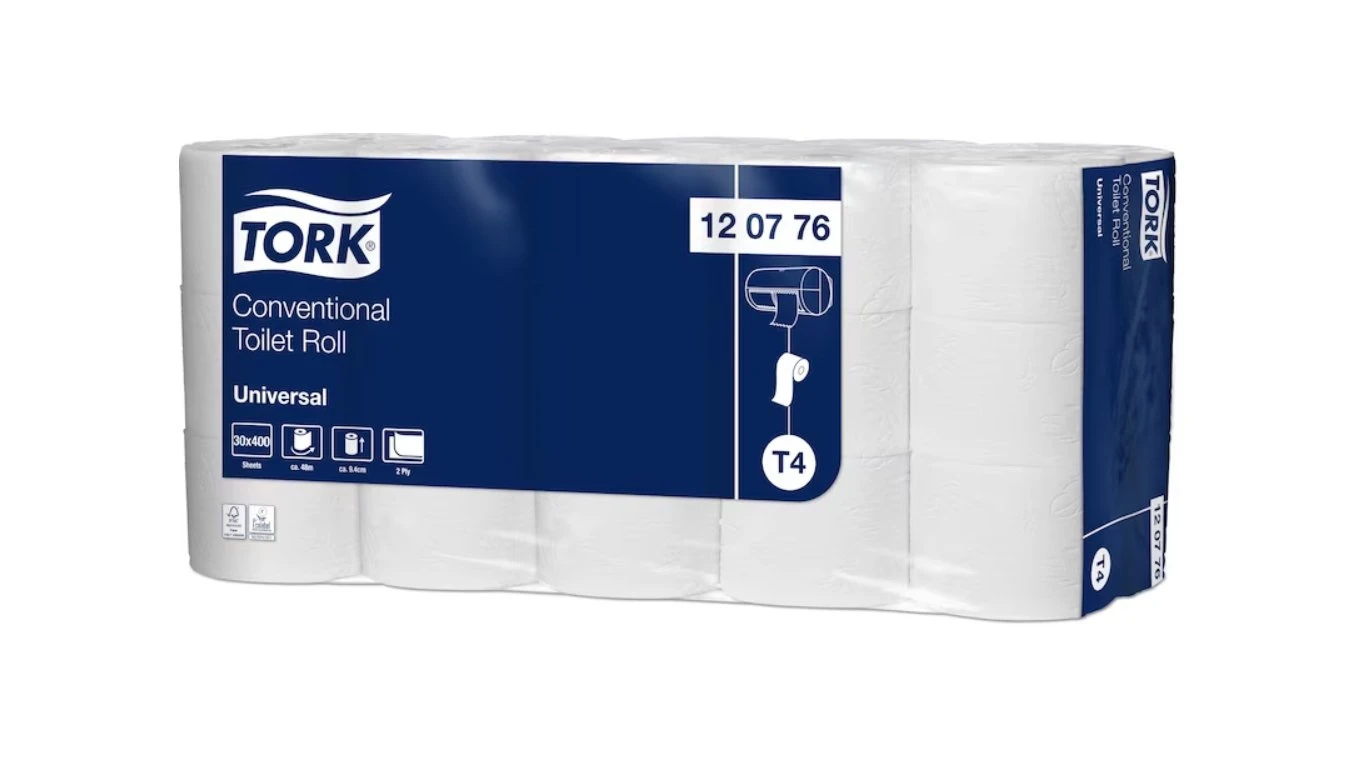 TORK WC-Papier Universal 2-lagig, 30 Rollen