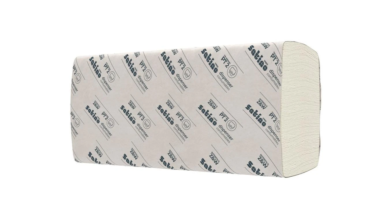 SATINO Essuie-mains en papier Prestige pliage W, 2 couches, extra-blanc