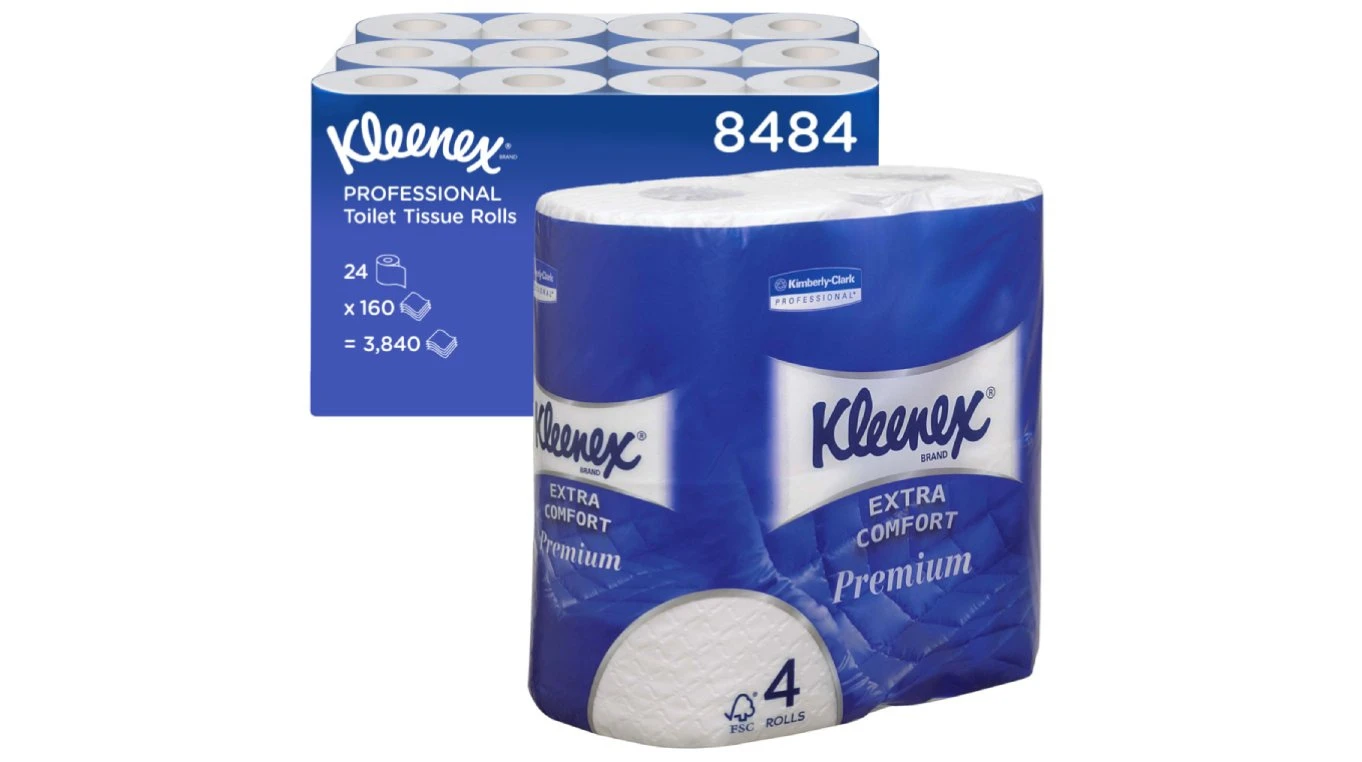 KLEENEX Papier toilette Premium 4 couches, 24 rouleaux