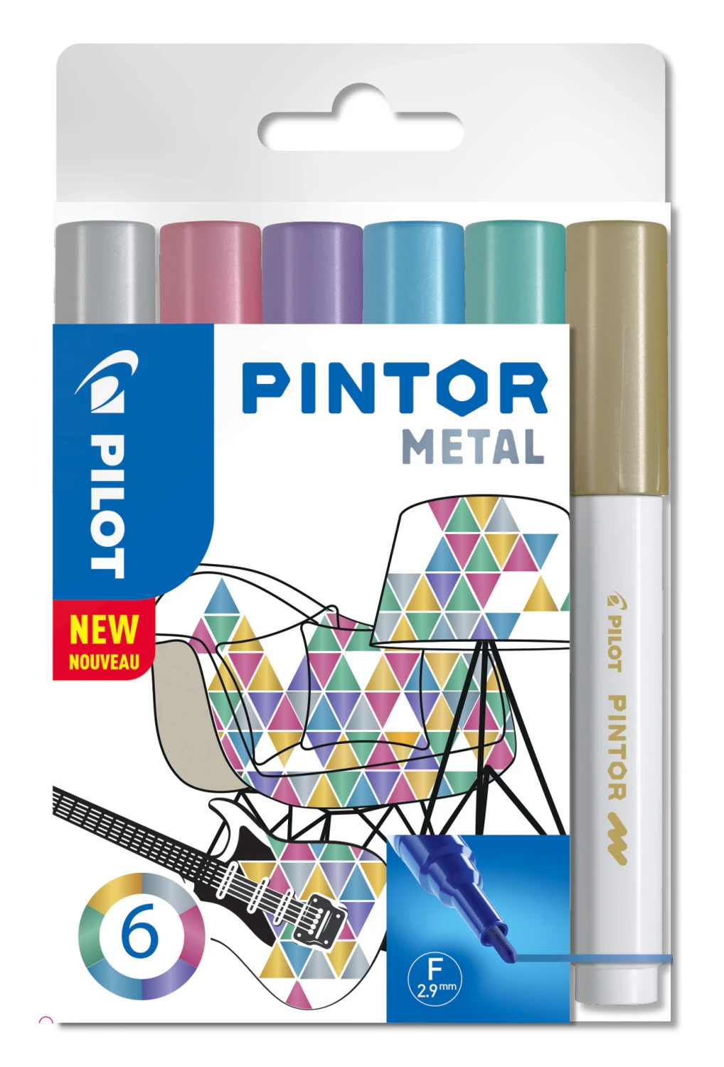 PILOT Marker Pintor Set Metallic M
