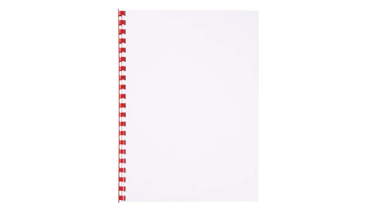 GBC Dos de reliure en plastique rond A4, Ø10 mm, 100 pcs.
