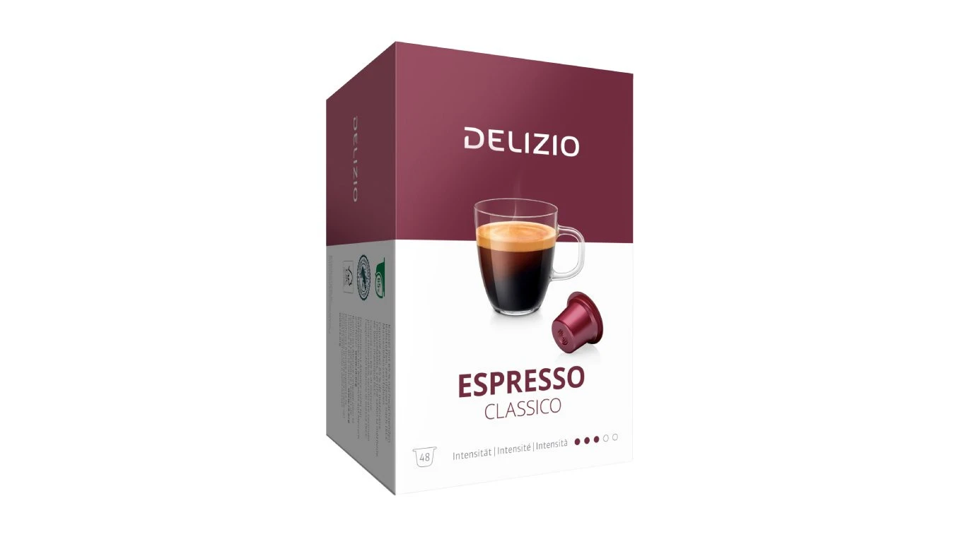 DELIZIO Kaffeekapseln Espresso Classico 48 Stück