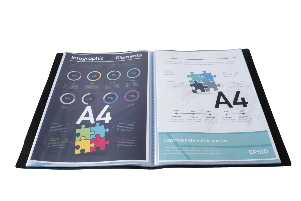 EXACOMPTA Sichtmappe A4, PP, 40 Hüllen