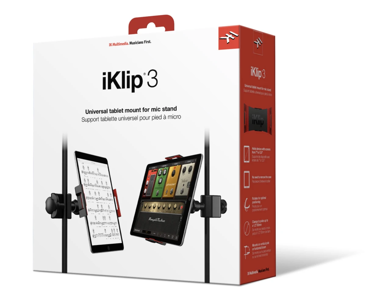 IK Multimedia iKlip 3 Mikrofonständerhalterung