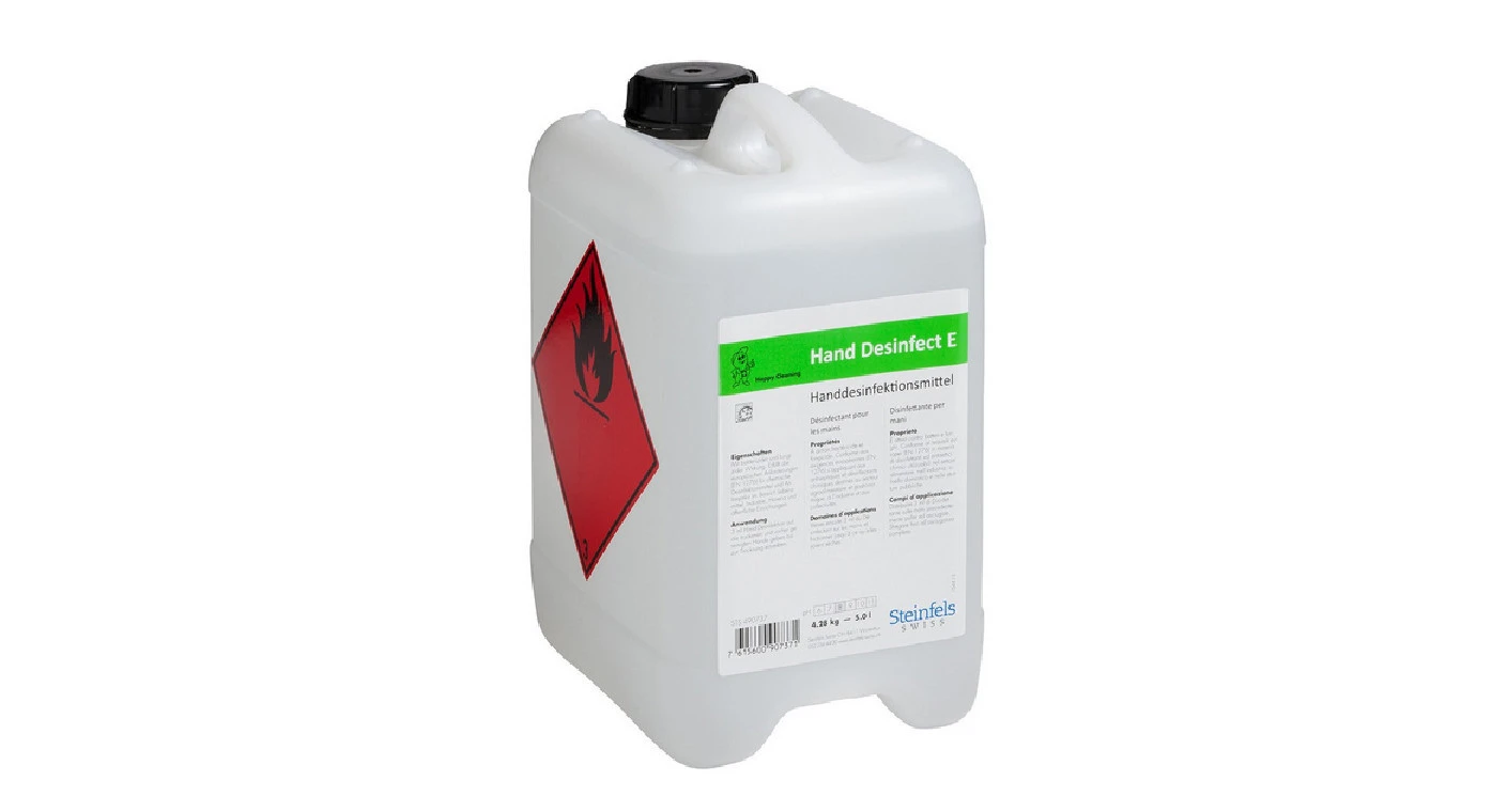 STEINFELS Désinfectant pour les mains Hand Desinfect E 5 L