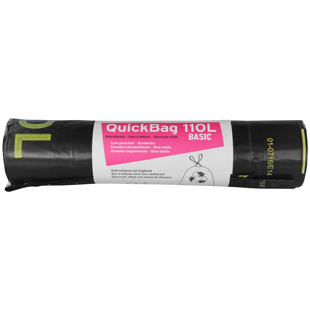 Sacs à ordures Quickbag 110 L, 10 pièces