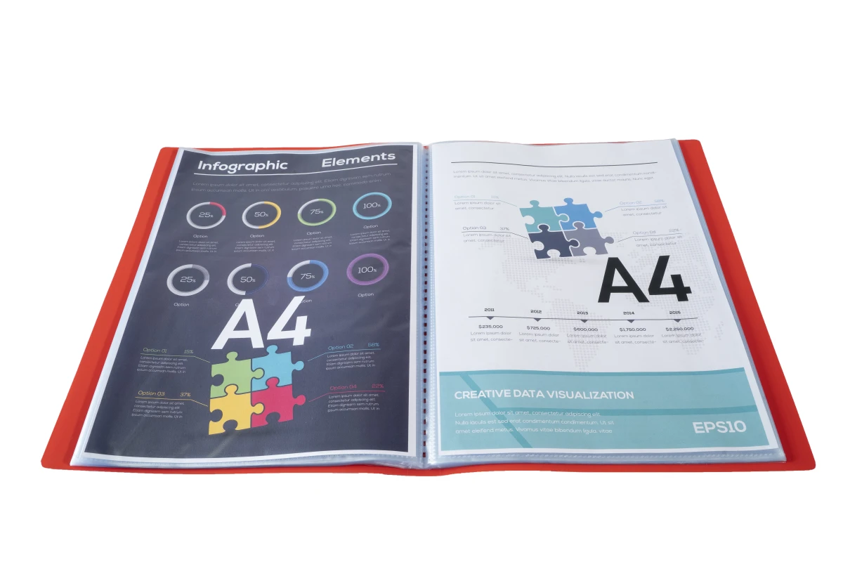 EXACOMPTA Sichtmappe A4, PP, 30 Hüllen,