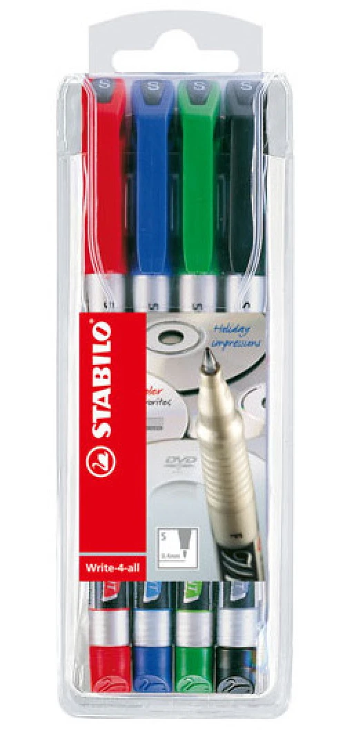 STABILO Write-4-all permanent SF 4er Etui