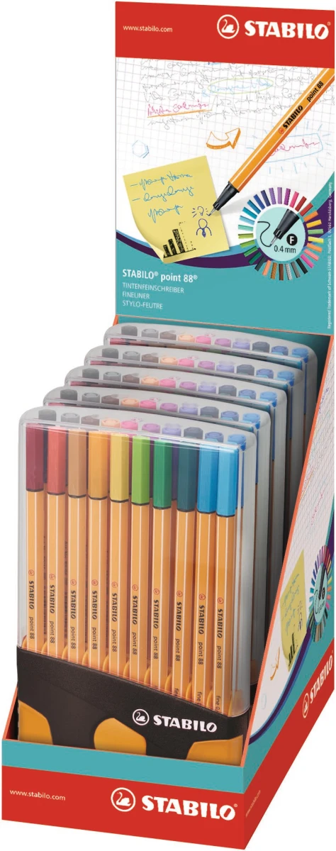 STABILO Fineliner Point 88 ColorParade (20x)
