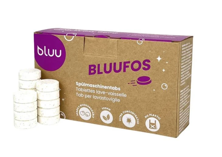 BLUU Tablettes lave-vaisselle Bluufos 62 pièces