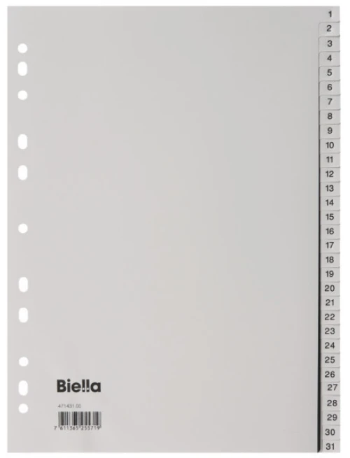 BIELLA Répertoire de chiffres 1 - 31