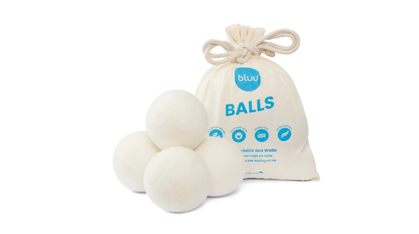 BLUU Balles de séchage en laine 4 pièces