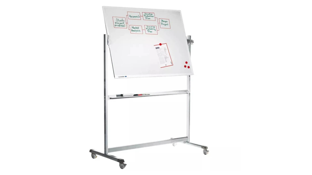LEGAMASTER Professional tableau blanc rotatif 100 x 150cm